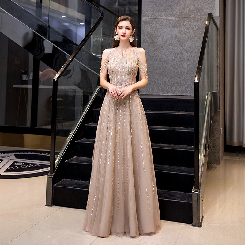 Evening Gown Female Banquet Host Fashion Formal Dress