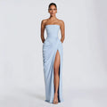 Long Sleeve Fishtail Maxi Dress