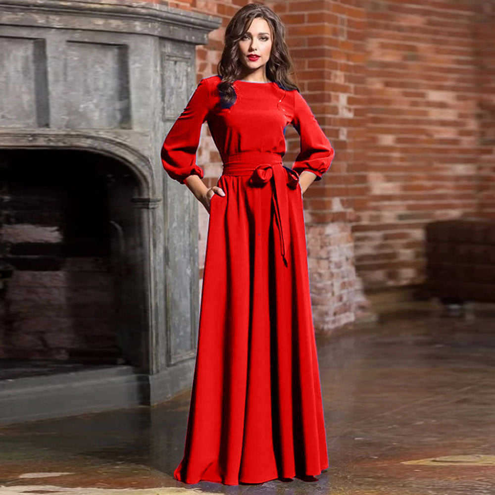 Plus Size Sleek Evening Dress