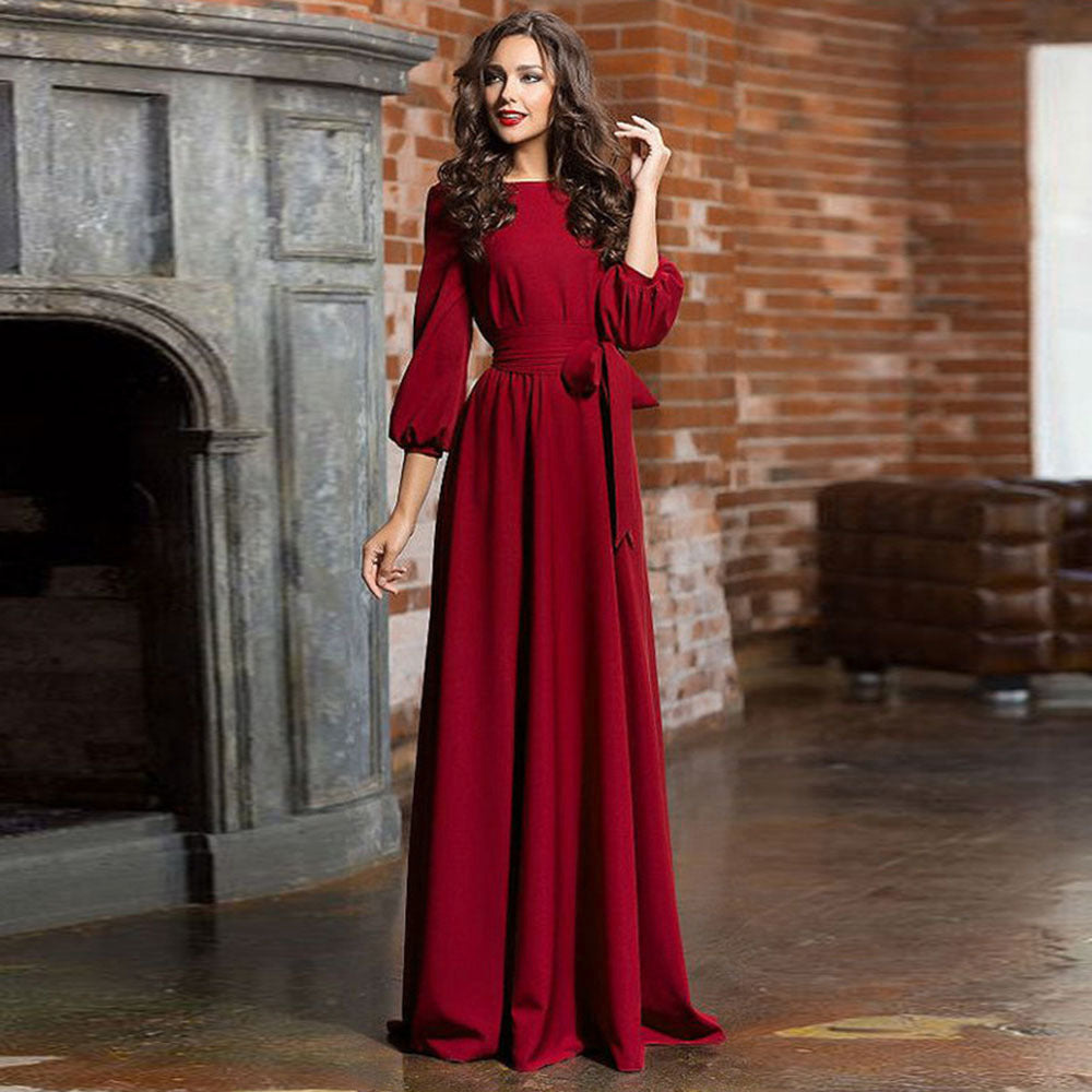 Plus Size Sleek Evening Dress