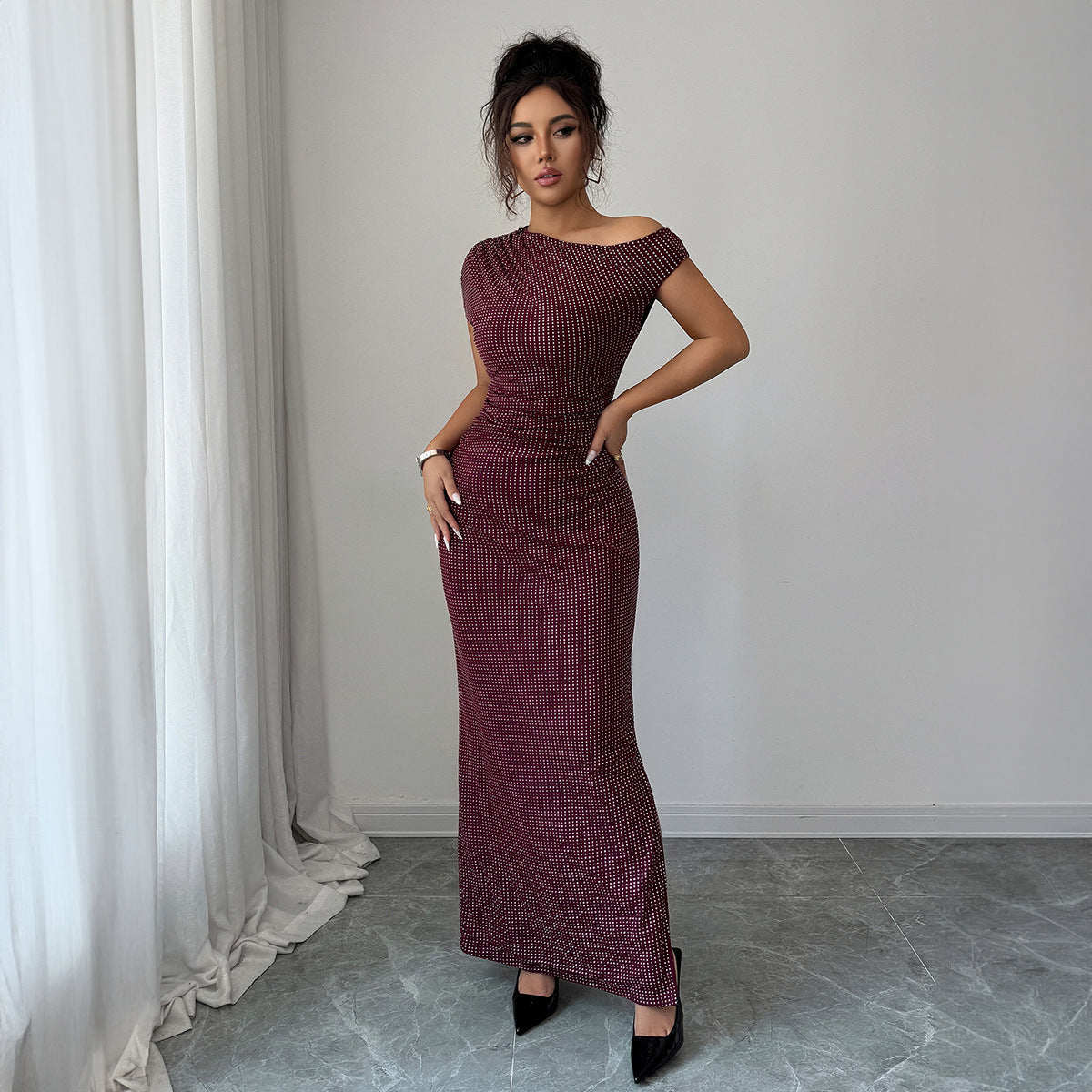 Long Sleeve Bodycon Midi Dress
