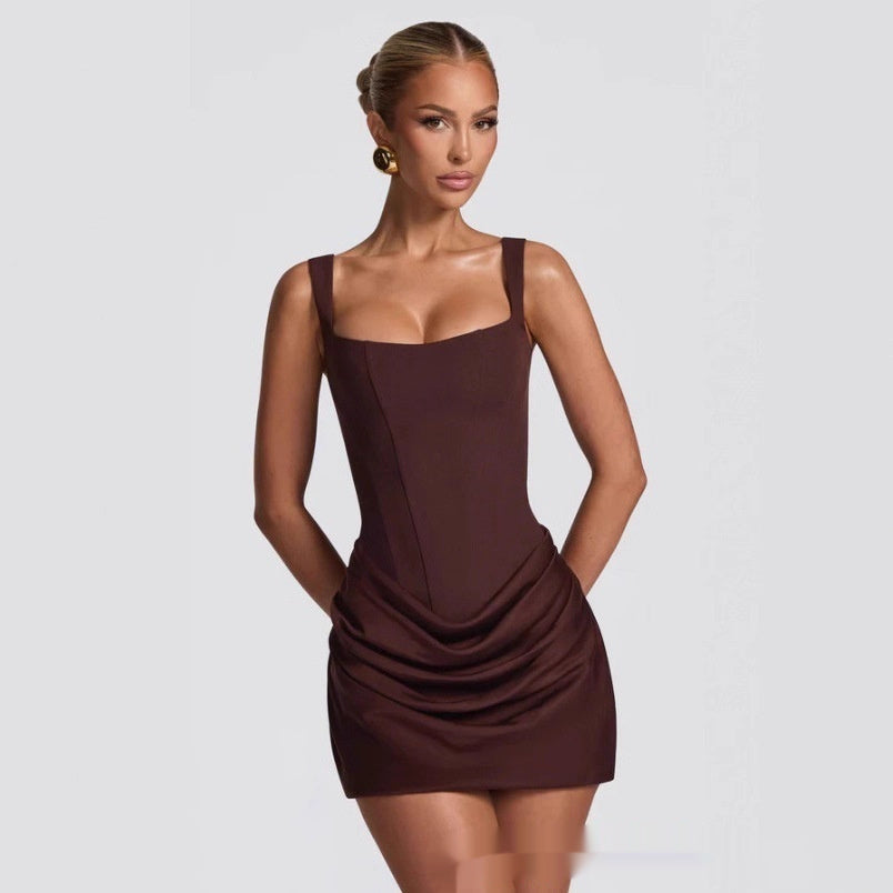 Sleeveless Corset Bodycon Mini Dress