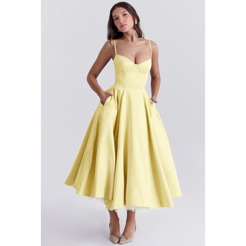 French Mesh Floral Princess Dress