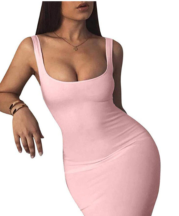 Sleeveless Bodycon Tank Dress