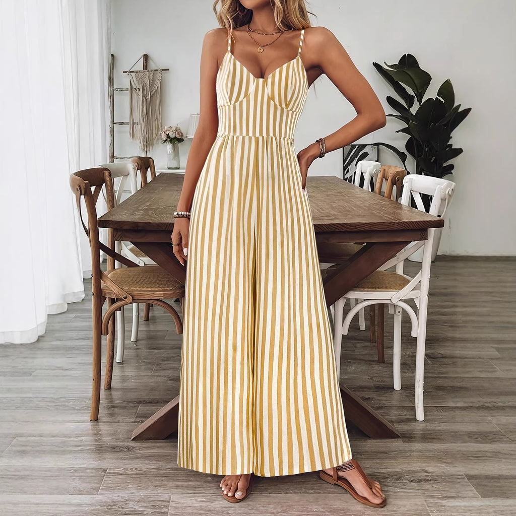 Sleeveless Backless Jumpsuit