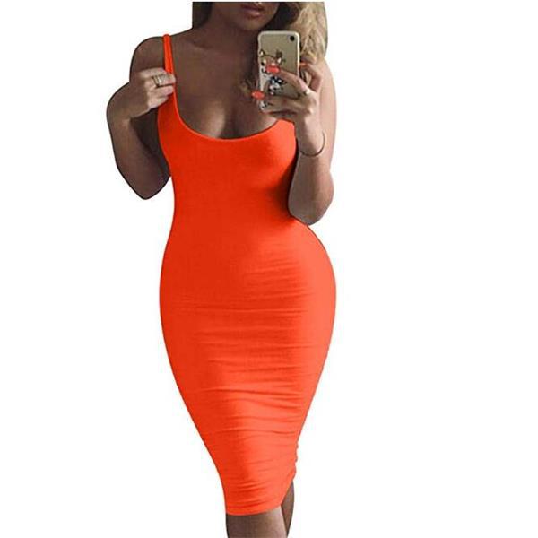 Sleeveless Bodycon Tank Dress