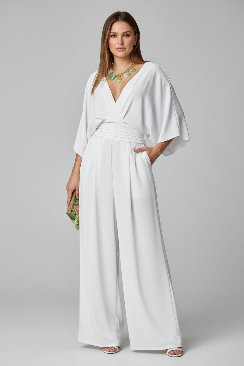 Effortless V-Neck Jumpsuit
