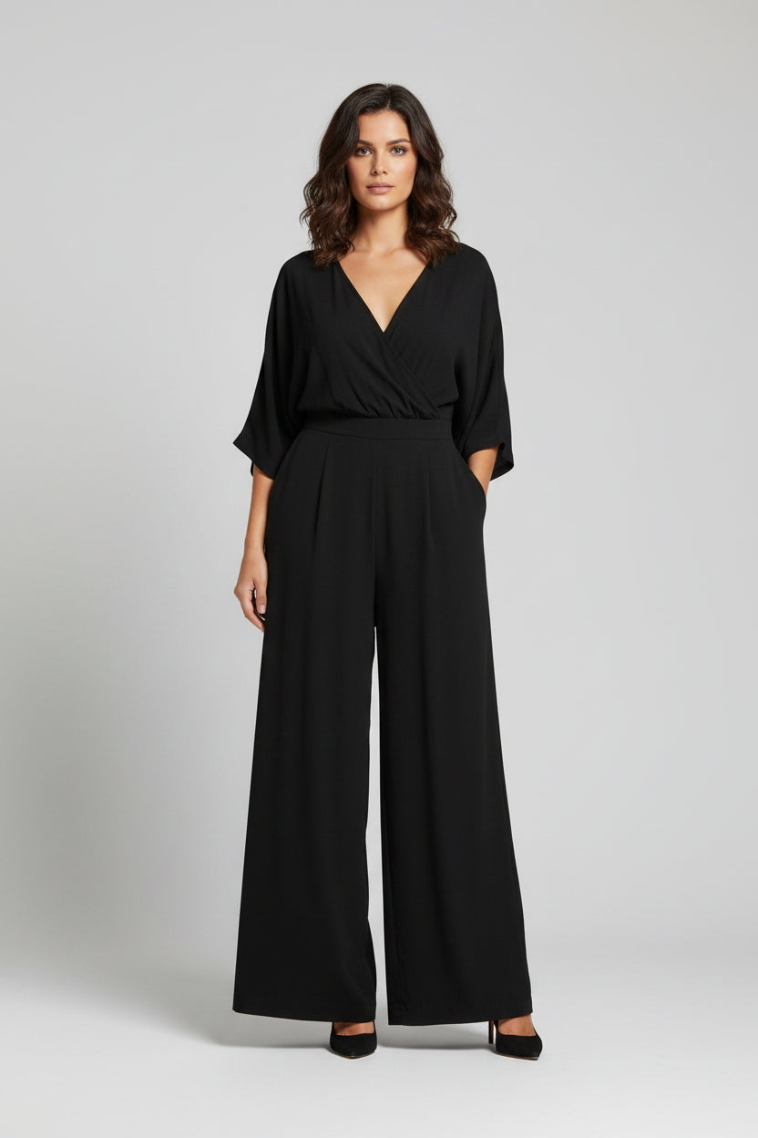 Effortless V-Neck Jumpsuit