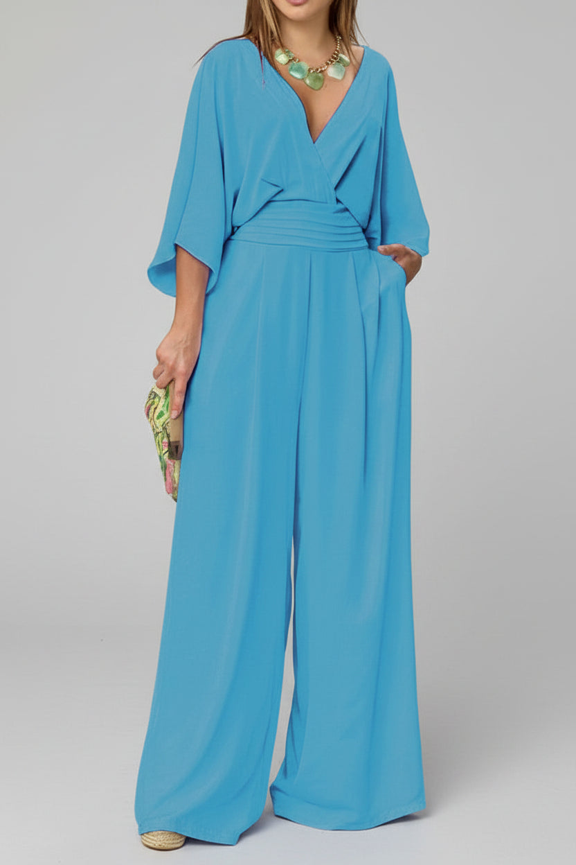 Effortless V-Neck Jumpsuit