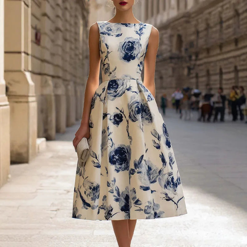 Floral Print Boho Maxi Dress