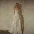 Elegant A-Line Women Wedding Dresses Off The Shoulder Princess Bridal Gowns Mopping Length Banquet Vestidos De Novias Customized