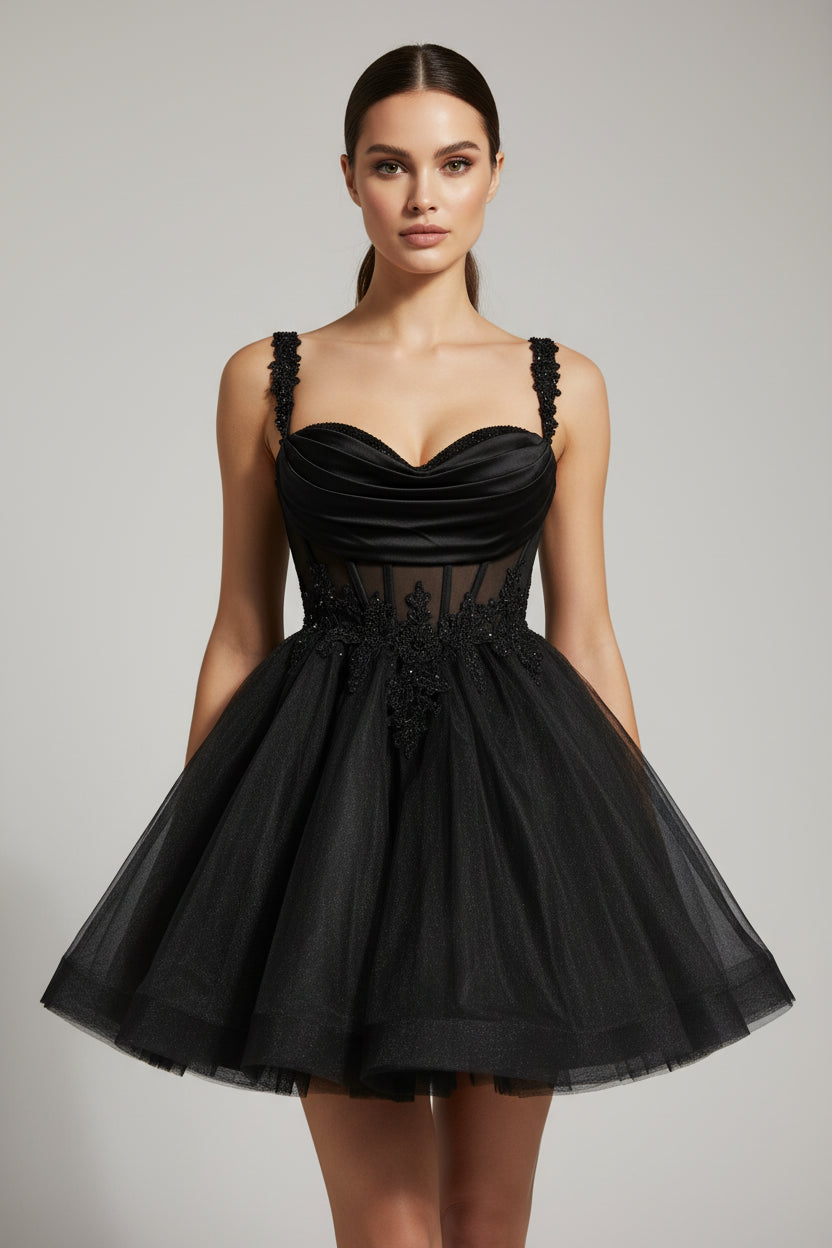 Off Shoulder Short Homecoming Dress