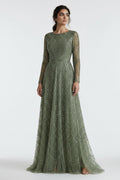 Off-Shoulder Sequin Mermaid Evening Gown – Beaded Satin Formal Dress