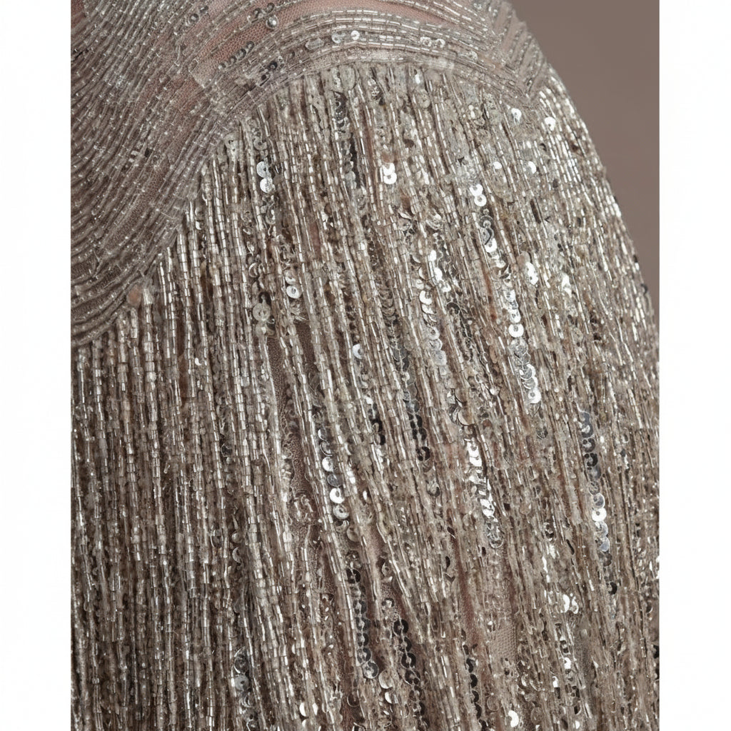 Sequin & Tassel Sweetheart Trumpet Prom Dress – Floor-Length, Custom