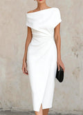 Off Shoulder Bodycon Maxi Dress