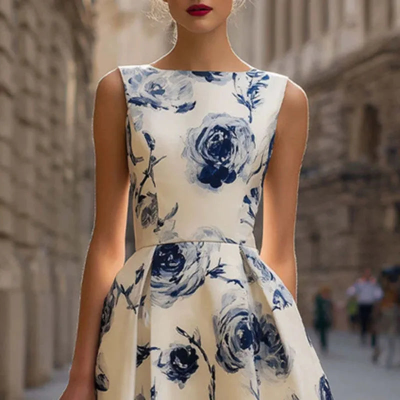 Floral Print Boho Maxi Dress
