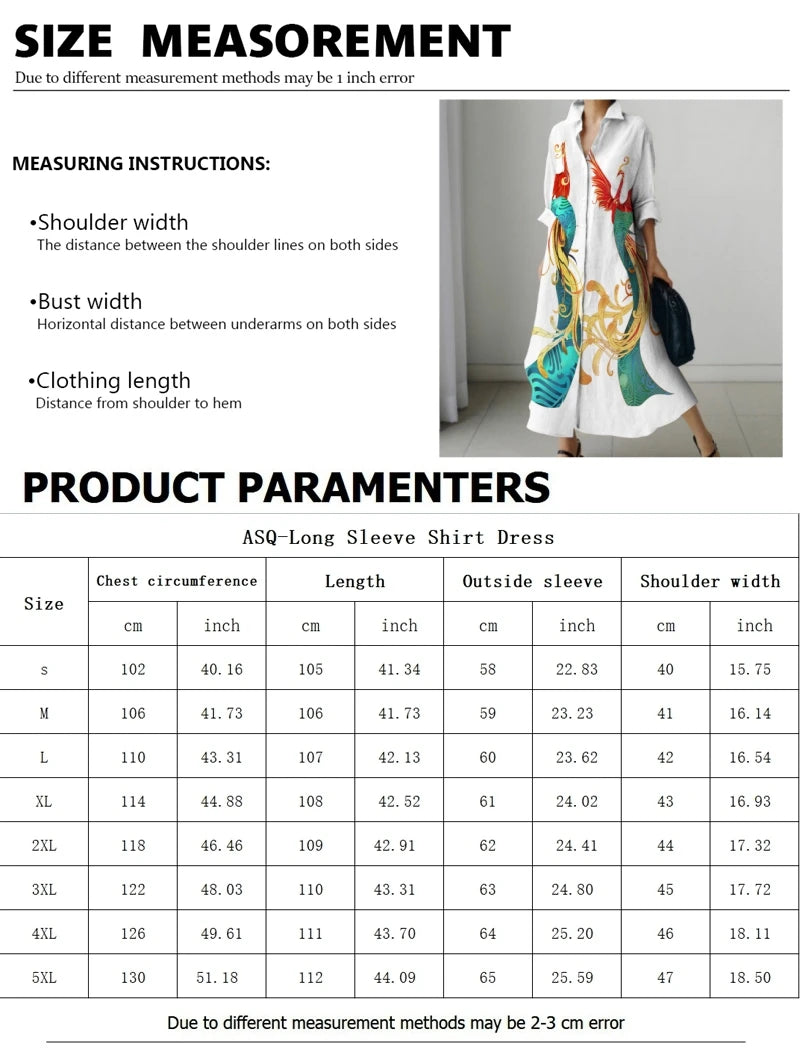 Casual Long Oversized Loose Long Sleeve Shirt Dresses Women's Elegant Repeatable V Neck Holiday Dresses 2023 Autumn