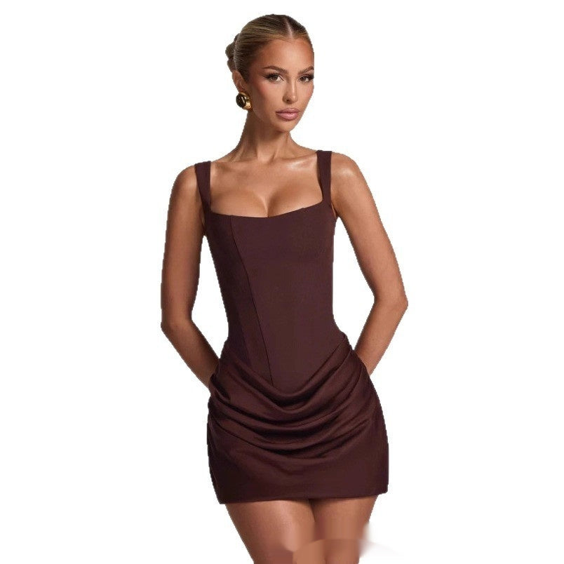 Sleeveless Corset Bodycon Mini Dress
