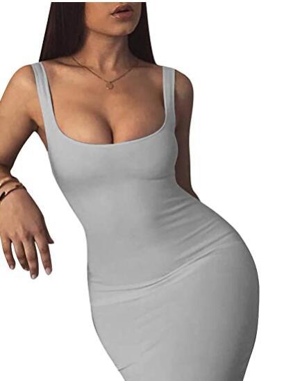 Sleeveless Bodycon Tank Dress