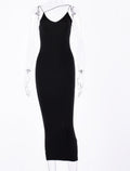 Crochet Camisole Evening Gown