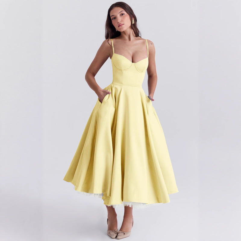 French Mesh Floral Princess Dress